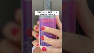 How to avoid curly hair gel overload  watch NEW Video for details [upl. by Argela]