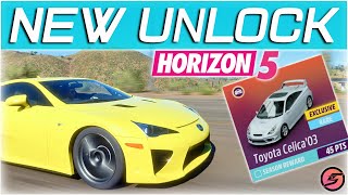 How to get 2003 Toyota Celica SSI in Forza Horizon 5 Live Stream  Festival Playlist Completion FH5 [upl. by Cousin]