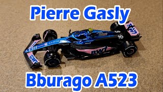 2023 Pierre Gasly Bburago Alpine A523  F1 Diecast Review [upl. by Jeffcott494]