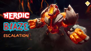 Easy Clear Heroic Blaze Escalation  Dauntless Solo Sword Build [upl. by Atteirneh163]