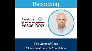 The Gates of Gaza A Conversation with Amir Tibon [upl. by Tray]