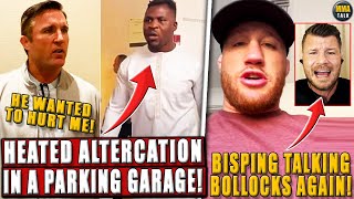 Chael Sonnen amp Francis Ngannou ALTERCATION in a parking garage Gaethje RESPONDS to BispingUsmanKO [upl. by Farrington]