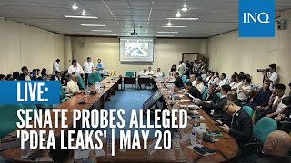 LIVE Senate probes alleged PDEA leaks  May 20 [upl. by Alaecim]