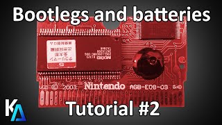 Add a Save Battery to ANOTHER Bootleg GBA Cart [upl. by Angy]