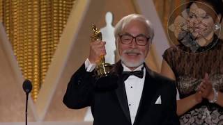 Hayao Miyazaki recibe el Oscar Honorífico [upl. by Aila]