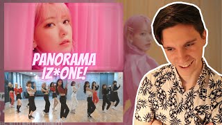 DANCER REACTS TO IZONE  Panorama MV and Dance Practice [upl. by Lechner]