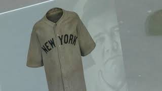 Asta record per la maglia cimelio di Babe giocatore di baseball New York Yankees USA  agosto 2024 [upl. by Saihtam483]