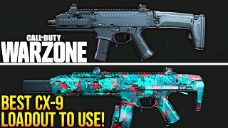 Call Of Duty WARZONE The BEST CX9 LOADOUT To Use WARZONE CX9 Best Setup [upl. by Apollo]