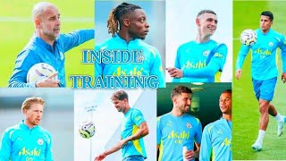 MAN CITY FINAL PREPARATION FOR CHELSEA ⚽ Cancelo Stones Foden Walker De bruyne Haaland And Ake [upl. by Lemrac]