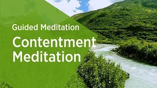 Contentment Guided Meditation Sri Sri Ravi Shankar [upl. by Lah85]