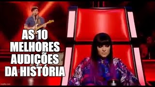 The Voice  As 10 Melhores Audições do Mundo de Acordo com Jurados [upl. by Leonora]