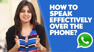 How to speak effectively over the phone  English lesson  Telephone skills [upl. by Mallorie60]