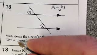 Maths GCSE Foundation Exam questions probability ratio indices angles [upl. by Merkley]