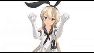 MMD Shimakaze  Feel the Sound [upl. by Orgell]