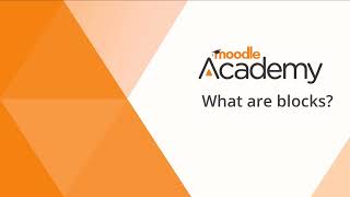 Blocks in Moodle 44 [upl. by Files]