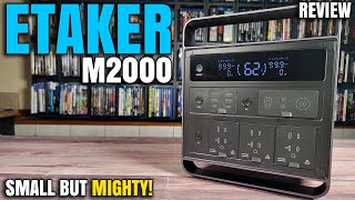 The Small But Mighty Power Station  ETaker M2000 Review [upl. by Ttiwed]