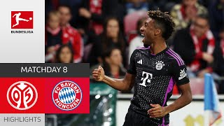 Coman amp Kane Again Bayern With Victory  1 FSV Mainz 05  FC Bayern München 13  MD 8 – BL 2324 [upl. by Weidar300]