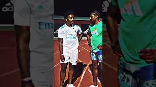 IShowSpeed Vs The Fastest Man In The World ishowspeed race fastestmanalive fyp edit [upl. by Mansur]