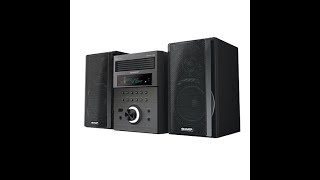 Sharp XLBH250 Micro Shelf Executive Speaker System [upl. by Ahsayn]