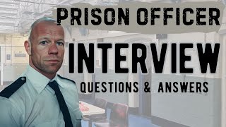 PRISON OFFICER UK  Interview questions and answers [upl. by Serg]