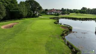 Golf de Soufflenheim BadenBaden  drone aerial video  hole18 [upl. by Pepillo]