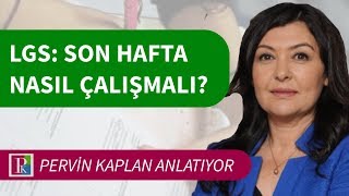 LGS SON HAFTA NASIL ÇALIŞMALI NE YAPMALI [upl. by Marquet]