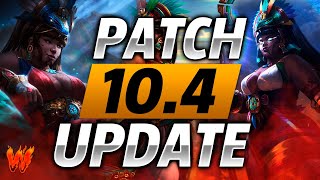 ANALIZANDO PATCH NOTES 104 IX CHELL Y BALANCES  Warchi  Smite Patch Notes [upl. by Solraced]