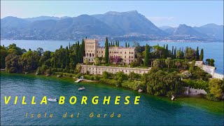 Beautiful Villa Borghese  Insel Garda  Isola del Garda 4K [upl. by Tiloine625]