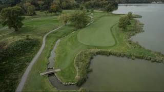 Amazing Aerial HolebyHole Preview of Hazeltine  2016 Ryder Cup [upl. by Eldredge]