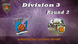 Atlasbasket  Div 3Round 2  GIPSY BLINDERS vs SAN ANDREAS [upl. by Nnaacissej]