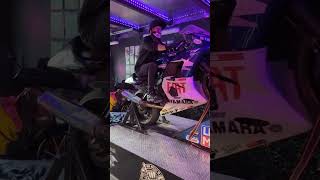 Yamaha R6 Wheelie practice yamahar6 yamahar1 yamahar1r6bikes sportbike [upl. by Atilam]