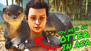 Why You NEED an OTTER in ARK SURVIVAL ASCENDED ASA Tip and Trick [upl. by Maris]