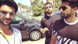 Karan Wahi At Puerto Banus Harbour Masti With Rithvik and Ravi Dubey [upl. by Chelsy]