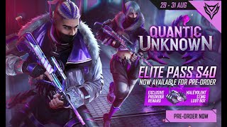 Elite Pass Quantic Unknown  Prize Pool Highlight  Garena Free Fire [upl. by Novla]