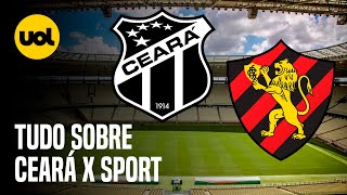 CEARÁ X SPORT onde ASSISTIR AO VIVO HORÁRIO e ESCALAÇÕES na FINAL DA COPA DO NORDESTE [upl. by Sandi295]