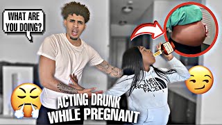 ACTING Drunk WHILE PREGNANT To See How My Boyfriend Reacts [upl. by Gamages]