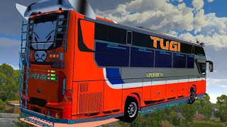 BUS SIMULATOR INDONESIA KENYAN MATATU SKIN TUGI super metro [upl. by Truda]