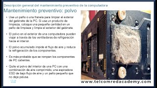 ITEv8 Mantenimiento preventivo y resolución de problemas [upl. by Stuppy968]