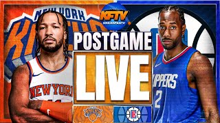 New York Knicks vs Los Angeles Clippers Post Game Show EP 452 Highlights Analysis Live Callers [upl. by Binnings]