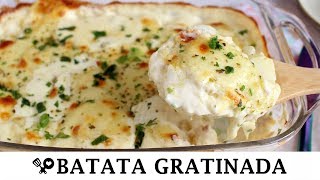 BATATA GRATINADA COM REQUEIJÃO  RECEITAS QUE AMO [upl. by Pazit]