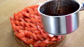 Faire une tarte aux fraises avec son fond sablé breton [upl. by Brout]