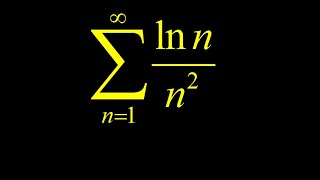 Sum lnnn2 weird limit comparison to 1n32 motivation LHopitals rule limit comparison [upl. by Selij]