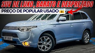 UM SUV DE LUXO BARATO E INCRÍVEL QUE O BRASILEIRO NÃO COMPRA 😱 Mitsubishi Outlander 30 V6 E 20 [upl. by Rosner]