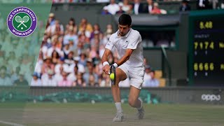 Novak Djokovic vs Roger Federer Wimbledon 2019 final highlights [upl. by Liberati]