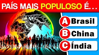 🧠 Quão bom é o seu Conhecimento ✅30 Perguntas  Quiz de Conhecimento [upl. by Perlis832]