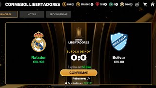 Real Madrid vs Bolívar Copa Libertadores FC Mobile [upl. by Sublett758]