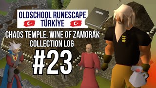 Oldschool Runescape Türkiye 23  F2P  Chaos temple Wine Of Zamorak Collection Log osrs [upl. by Einwahs]