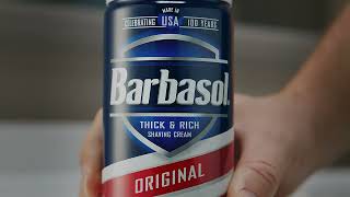 Barbasol Its a Can of CanDo  WORK OF ART [upl. by Leirza913]