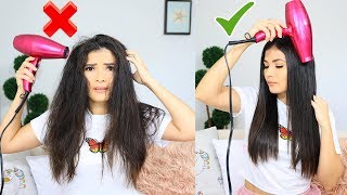 Trucos Para Secarte El Cabello Facil y Rapido Si Eres Floja 🦄 Bessy Dressy [upl. by Suanne29]