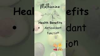 5MethionineAn Essential Amino Acid methionineproteinsource essentialaminoacidsantioxidantrich [upl. by Aihsyak]